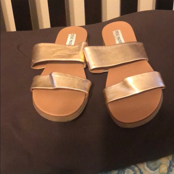 steve madden judy leather slides